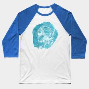 Water Color Jellyfish Baseball T-Shirt